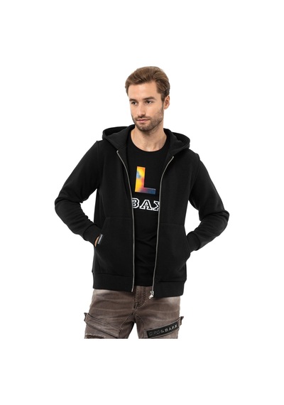 Cipo & Baxx Cl556 Erkek Basic Zip Sweatshirt 001