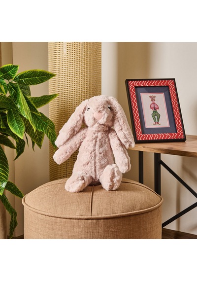 Soft Rabbit Figürlü Yastık - Bej - 16x35 Cm