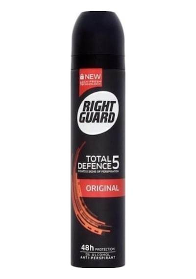 Right Guard Total Defence 5 Original Erkek Sprey Deodorant 250 ML