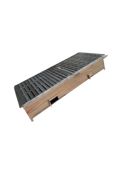Paslanmaz Kömürlü Mangal 40 X 90 Cm Masaüstü Gri