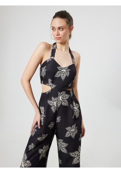 Loose Fit Kadın Tulum Siyah