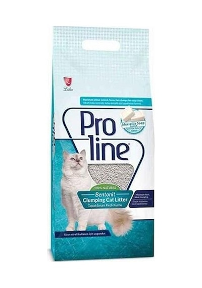 Proline Marsilya Sabunlu Topaklaşan İnce Bentonit Kedi Kumu 20 L