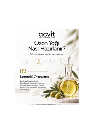 Acvit Koruyucu ve Yenileyici Saf Ozon Yağı 50 ML