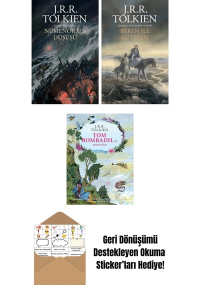 Númenor Un Düşüşü + Beren İle Luthien + Tom Bombadil İn Maceraları Özel Ciltli Baskı