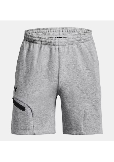 Under Armour Ua Unstoppable Fleece Erkek Şort 1379809-011 Gri