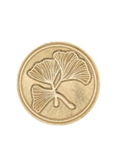 Mektup Damga Mühürü Gingko Leaves + 30 Mühür Mumu + Eritme Kaşığı (553592967)
