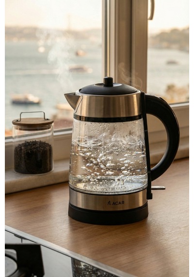 Acar Ultimate Pro Tea Max 1.8 L Cam Çay Makinesi