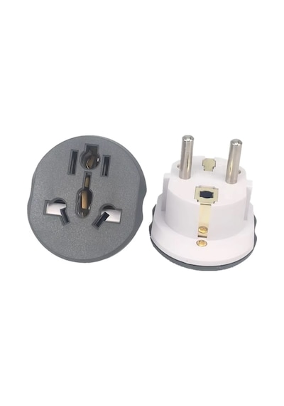 Türk Erkek Fişli, Universal, Ingiliz Amerika Fişi Prizi, Çevirici, Priz Dönüştürücü, Seyahat Adaptörü, 16a 250v Nk-605k