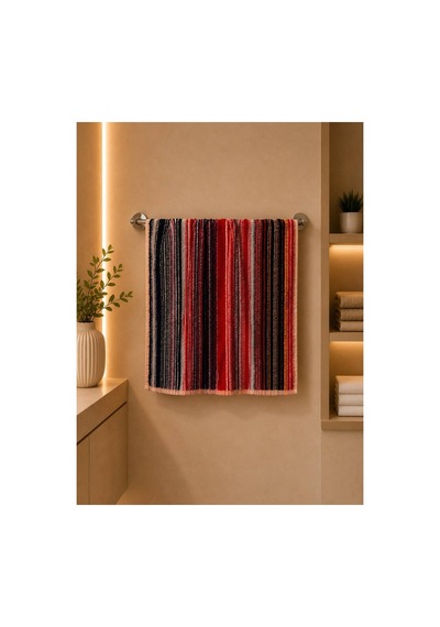 Ultra Soft 50x90 Cm 10'lu El Ve Yüz Havlu Set Çok Renkli