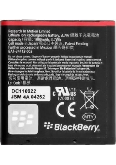 Blackberry Curve 9370 Em1 Batarya Pil