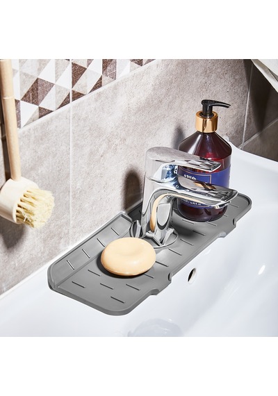 Mithra Life Su Tutucu Silikon Gri Musluk Matı Mıt1033 Gri