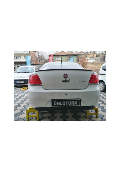 Fiat İle Uyumlu Linea Bagaj Üstü Spoiler Piano Black
