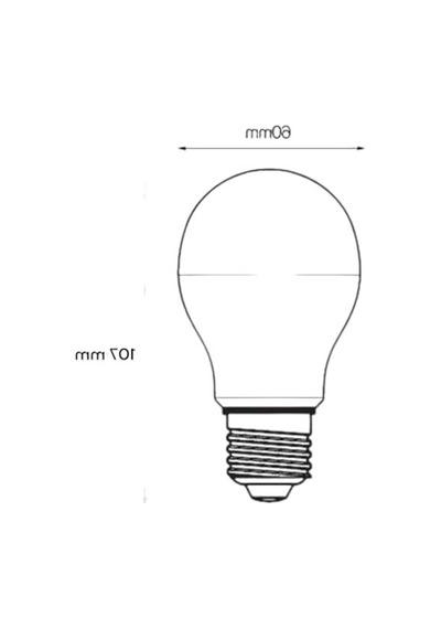 Osram Ledvalue 8.5w E27 Led Ampul 2700k Sıcak Sarı Işık, 806 Lümen, 60w Eşdeğer Enerji Tasarruflu Ampul 10'lu Paket Enerji Sınıfı F 10c