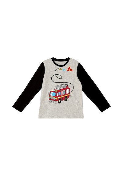 Denokids - İtfaiye Erkek Çocuk Uzun Kollu T-shirt Pantolon Takım