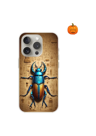Apple Uyumlu iPhone 13 Pro Şeffaf Kılıf Antik Mısır 3 Tasarımlı