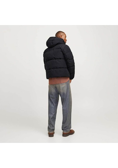 Jack & Jones 12256974 Erkek  Siyah Mont & Kaban