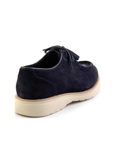 Bambi Lacivert Leather Erkek Loafer Ayakkabı E01901404602 Lacivert