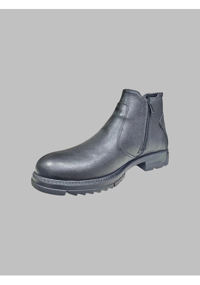 Castle Black Cb-9911-1 Deri Erkek Bot Siyah