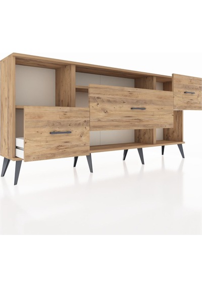 Arges Konsol 2 Raflı 3 Çekmeceli 176x30x83 Çam-çam/çam Çam/çam Arges Konsol 2 Raflı 3 Çekmeceli 176x30x83 Çam-çam/çam Çam/çam