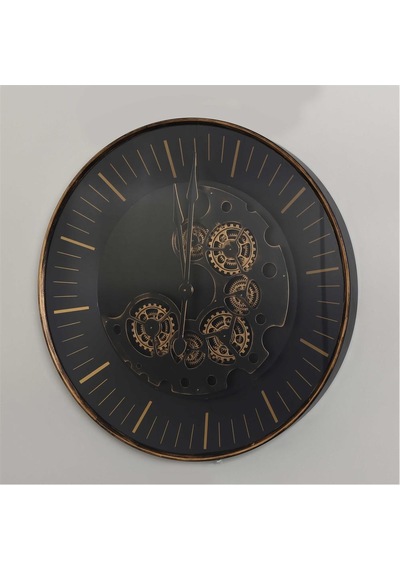 Vitale Metal Çarklı Duvar Saati 80 80 8 Cm Renkli