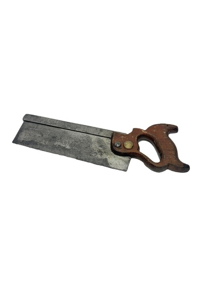 Antika İngiliz Ahşap Testere 37,5cm 002