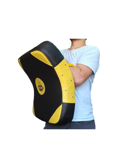 Aksaspor Leon Curved Büyük Boy Darbe Yastığı Kick-Boks Lowkick Pads 5016