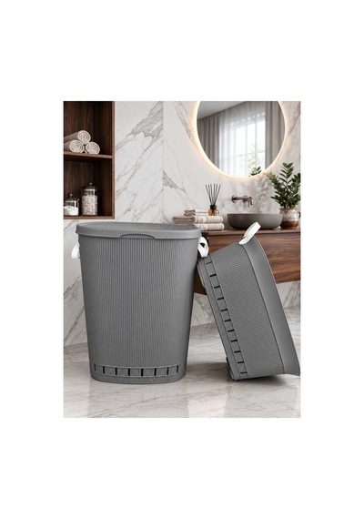 Still Çamaşır Sepeti 65 Lt + Çamaşır Selesi 40 Lt İkili Set Gri - 909303859 Gri