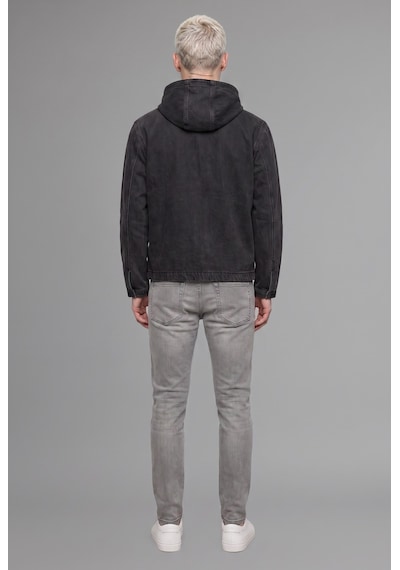 Defacto Pedro Slim Fit Dar Kalıp Normal Bel Dar Paça Cepli Jean Pantolon D0027AX24AU Gri