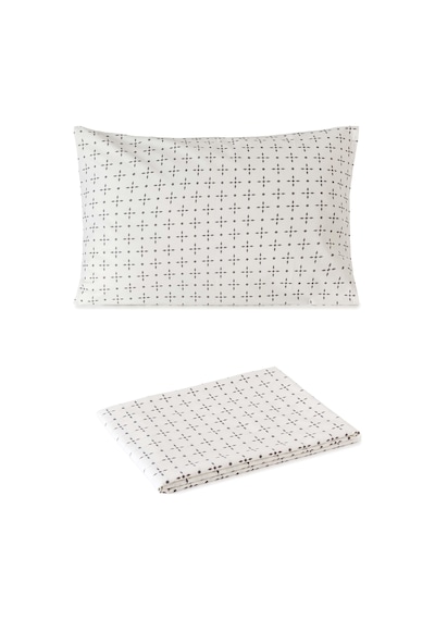 Mix & Match Nova %100 Pamuk Tek Kişilik Çarşaf Seti Beyaz