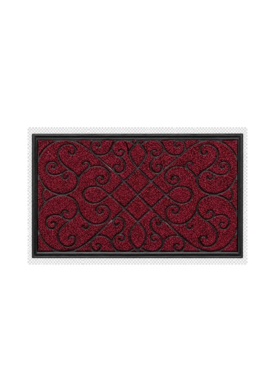 Kapı Önü Balkon Banyo Mutfak Paspası Dijital Baskı 40 X 60 Cm Bordo - 931386167 Bordo