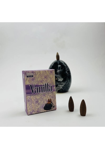 Darshan Incense Vanilla Geri Akış Back Flow Tütsü 10 Adet