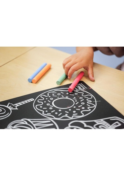 Akademi Çocuk Black Tebeşirli Tatlı Tatlı