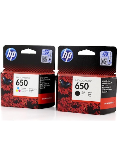 Hp 650 Cz101A / Cz102A Set Kartuş  Paket