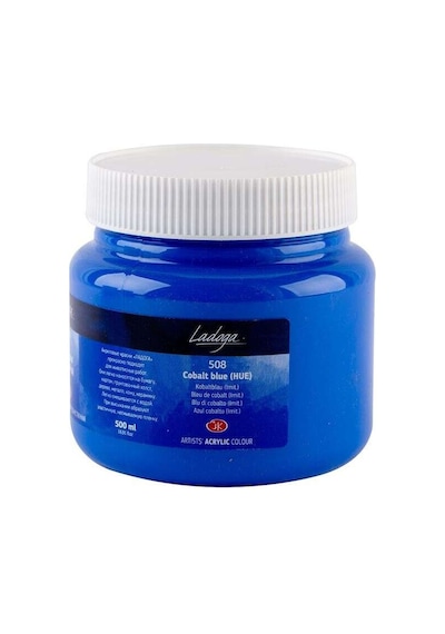 St. Petersburg Ladoga Akrilik Boya 500 Ml Cobalt Blue Hue 508 Cobalt Blue Hue