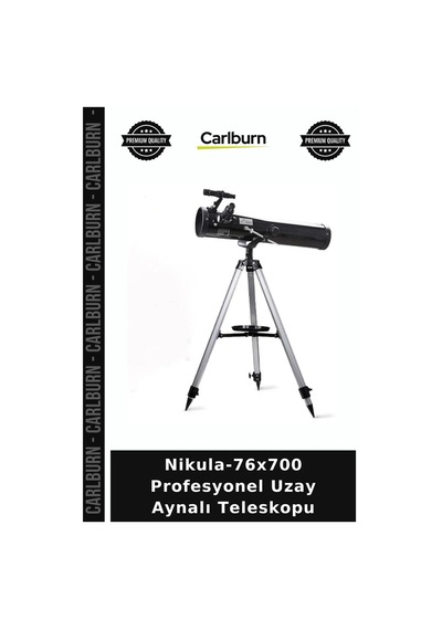 Nikula-76x700 Profesyonel Uzay Aynalı Teleskopu Yıldız İzleme Aktivite Gökyüzü