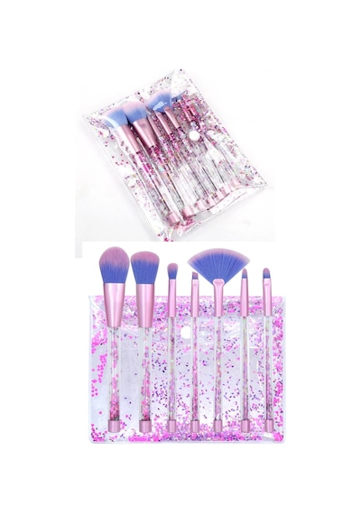 Hannah Glitter Efektli Makyaj Fırça Seti 7'li