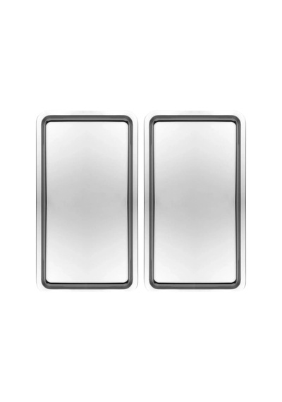 2 Adet Gümüş Geniş Dikdörtgen Metal Sunum Tepsisi 18x33 Cm Paslanmaz Çelik Düz Çay Kahve Tatlı Servis Tepsisi Seti Gümüş