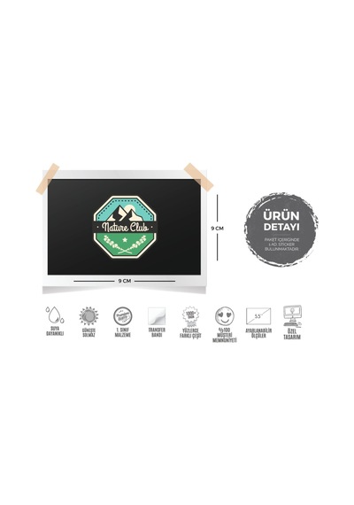 Bay Etiket Hbg19 Doga Klubu Sticker