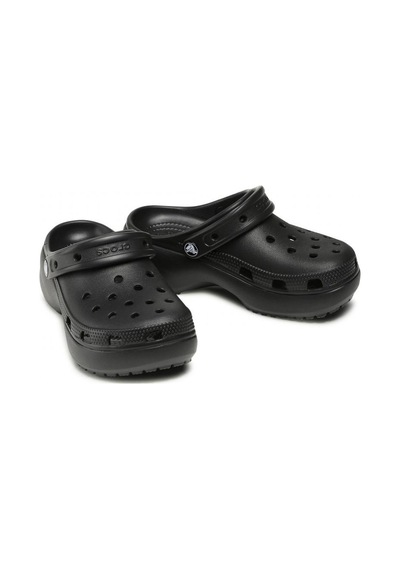 Crocs Classic Platform Clog W Kadın Terlik-23656 siyah