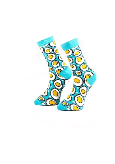 Ozzy Socks Yumurta Desenli Çorap (407226881) Çok Renkli