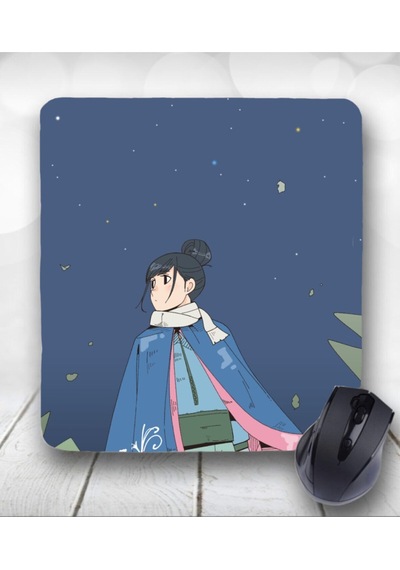 Çizgi Karakter Baskılı Kare Bilek Destekli Mouse Pad Mousepad