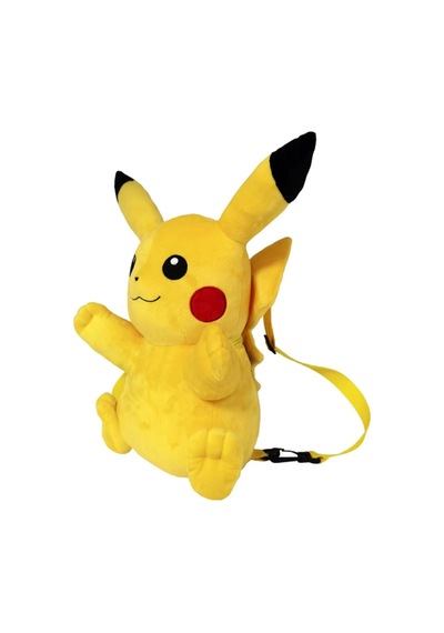 Nessiworld Pokemon Pikachu Peluş Sırt Çantası Sarı