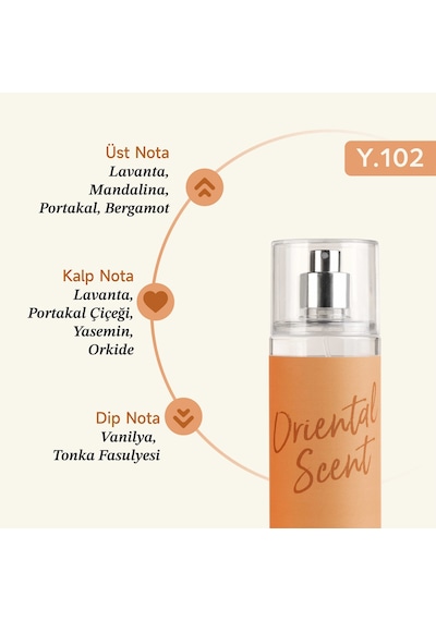 Mad Y102 Kadın Perfume Body Mist 200 ML