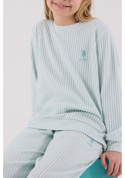 U.S. Polo Assn. U.s. Polo Assn Kız Çocuk Yeşil Eşofman Takımı Us2328-c-v3 Yeşil