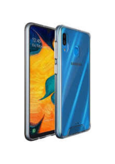 Samsung Uyumlu Galaxy A30 Kılıf Zore Gard Silikon Renksiz