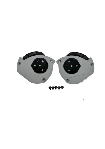 Ls2 Advant 2 Kask Yan Kapak Set Mat Gri Mat Grı