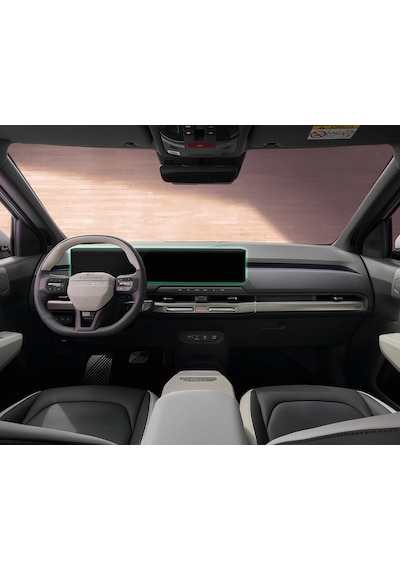 Kia Ev3 2024-2026 Uyumlu 30" Panoramik Tek Parça 9h Nano Ekran Koruyucu Şeffaf
