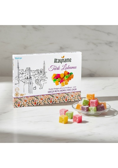 Atayname Karışık Meyve Aromalı Mini Lokum 300 G