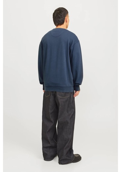 Jack & Jones Jjecharge Erkek Sweatshirt Indıgo
