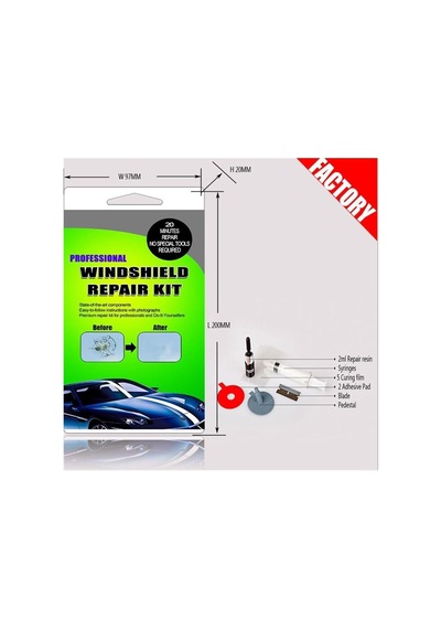 Cam Tamir Kiti Dıy Araba Pencere Cam Cam Scratch Onarım Setleri İçin Fix Oto Cam Cam Çatlak Çip Scratch